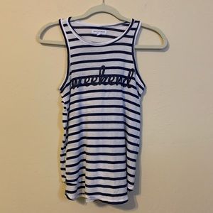 3/$9 • Women’s Striped “Weekend” Racerback Tank XS